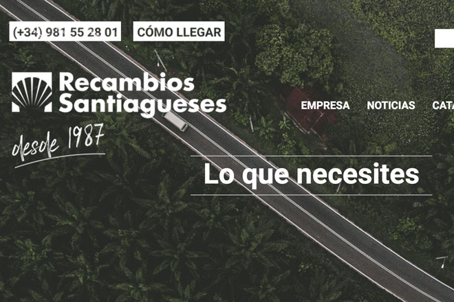 Imagen de Recambios Santiagueses lanza su nueva página web